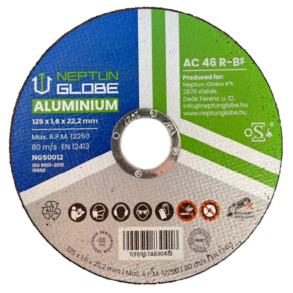Alumínium vágókorong - 125mm