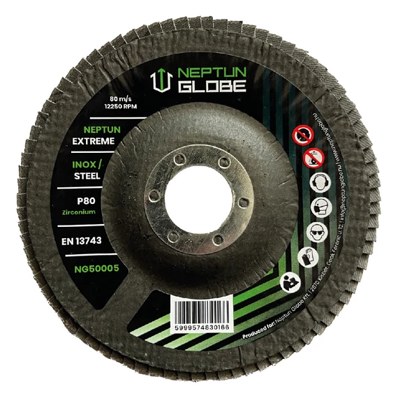 Extreme lamellás csiszolókorong - 125mm P80